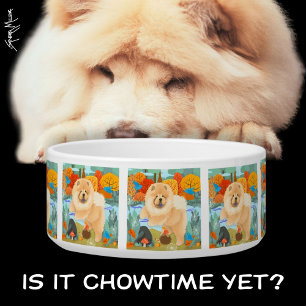 Écuelle BLUEBIRDS OF HAPPINESS Chow Dog Bowl plat