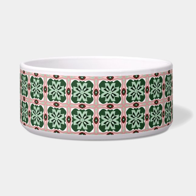 Écuelle Boho Folk Art Eclectic Retro Motif de Noël (Devant)
