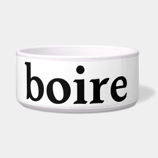 Écuelle boisson en français