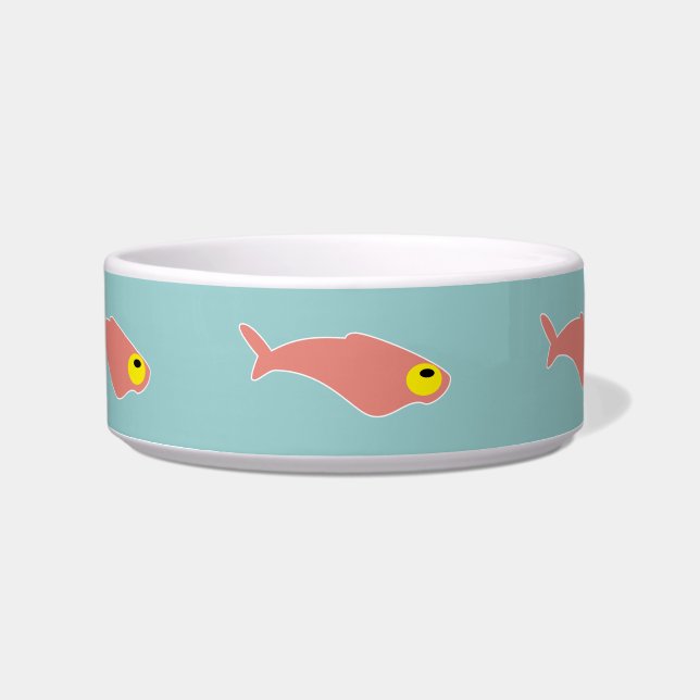 Écuelle Bol à chat poisson rouge (Devant)