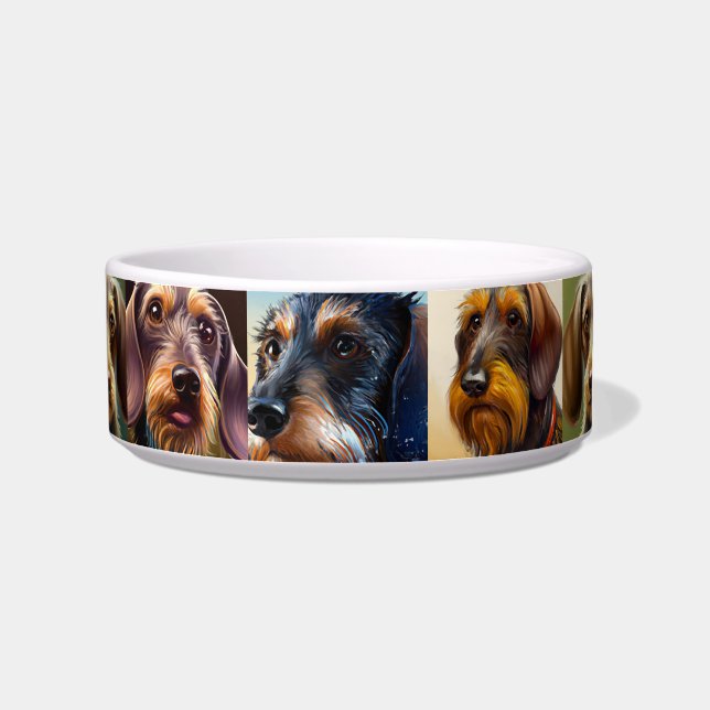 Écuelle Bol à Dachshund à poil dur (Droite)