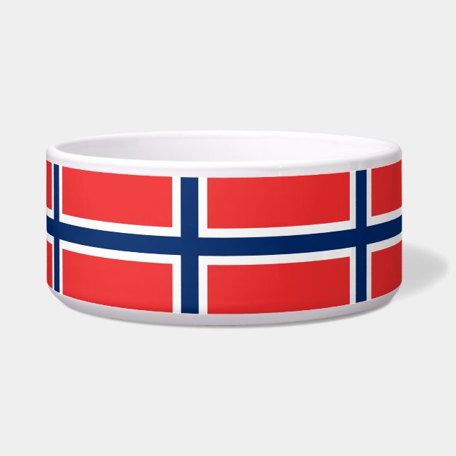 Écuelle Bol à eau Drapeau Norvège (Gauche)