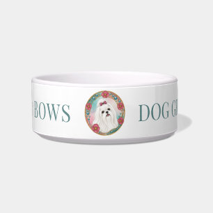 Écuelle Bol à eau pour salon de toilettage de chien maltai