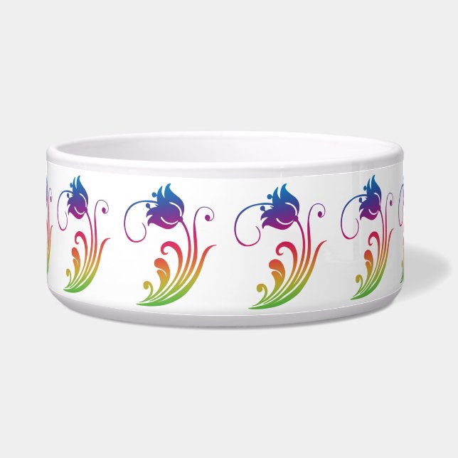 Écuelle Bol à fleurs pour animaux (Devant)