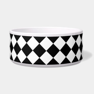 Écuelle Bol à motif chevron élégant pour animaux modernes