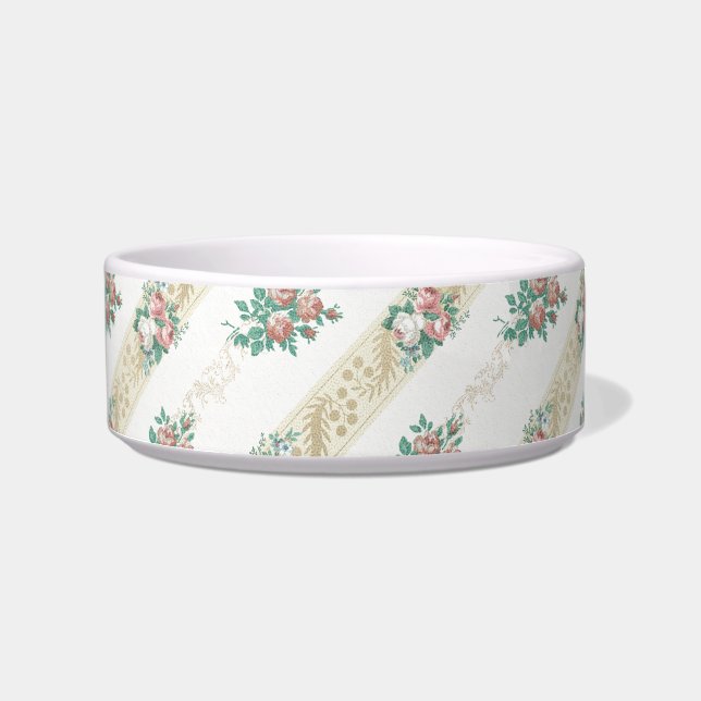 Écuelle Bol à motif rose vintage (Devant)