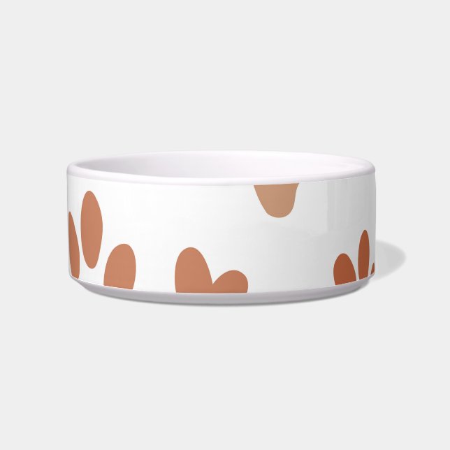 Écuelle Bol à motifs de patte moyenne pour animaux (Devant)
