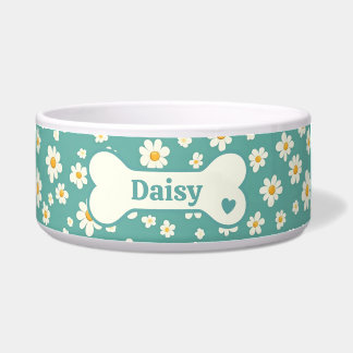 Écuelle Bol à nourriture personnalisé Daisy Dog - Joli bol