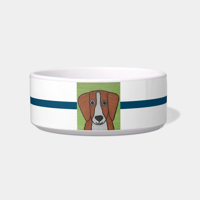 Écuelle Bol à nourriture pour animaux de compagnie Beagle  (Devant)
