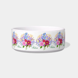 Écuelle Bol à thé Blanc Fleur Blumenstrauss