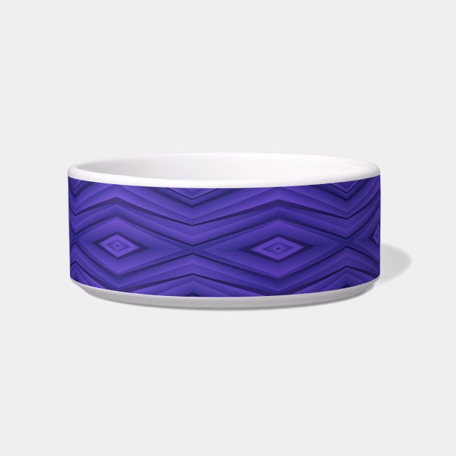 Écuelle Bol blanc avec extérieur violet vibrant (Devant)