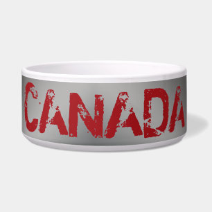 Écuelle Bol Canada en céramique personnalisé pour animaux