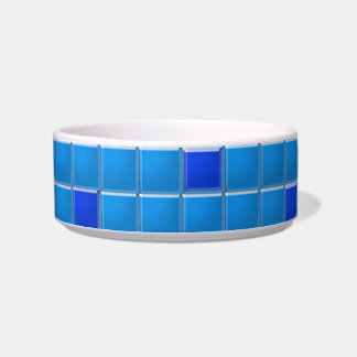 Écuelle Bol - Carré bleu mosaïque
