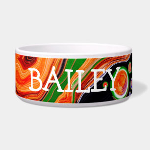 Écuelle Bol d'art Abstrait coloré personnalisé