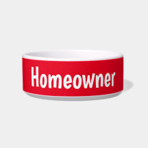 Bol de chat amusant, propriétaire de chat, plat de