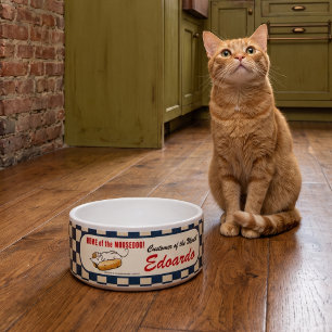Écuelle Bol de chat du mois client de la Mouseteria de Gin