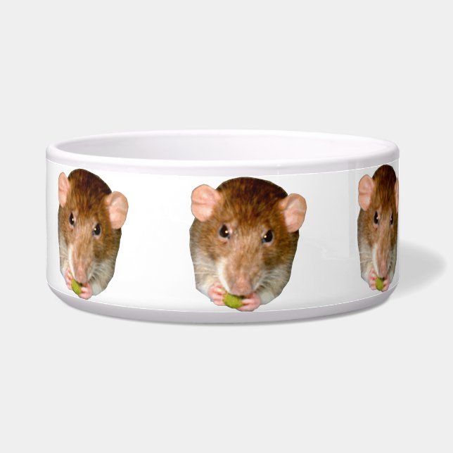 Écuelle Bol de chien de rat affamé (Gauche)