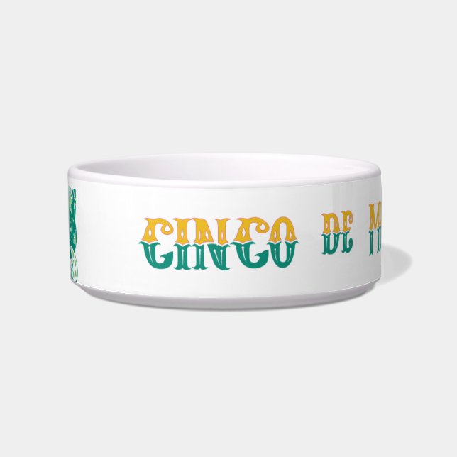 Écuelle Bol en céramique Cinco De Meowo (Devant)