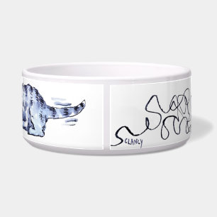 Écuelle Bol en céramique pour chat avec fil