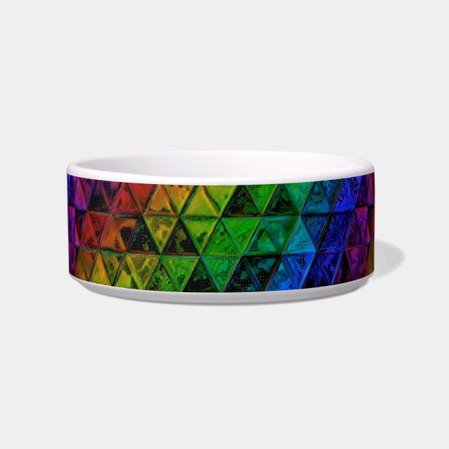 Écuelle Bol en céramique verre Pride pour animaux de compa (Devant)