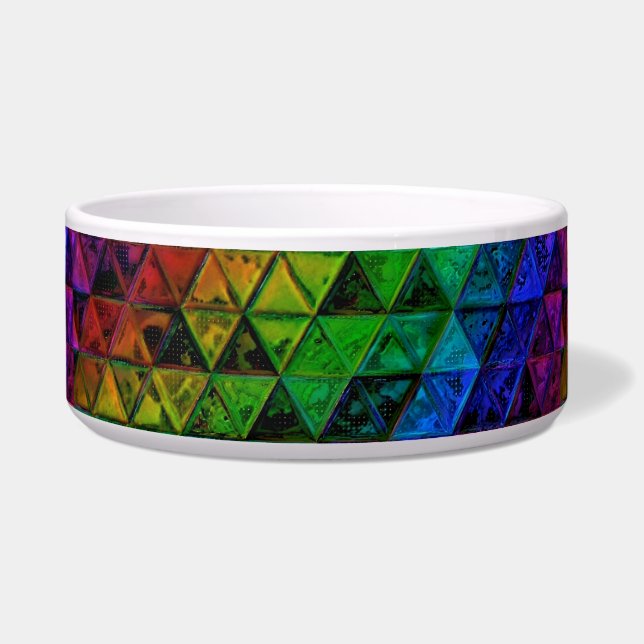 Écuelle Bol en céramique verre Pride pour animaux de compa (Devant)