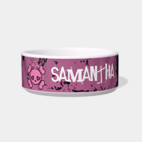 Bol Girly d'aliment pour animaux familiers d'os