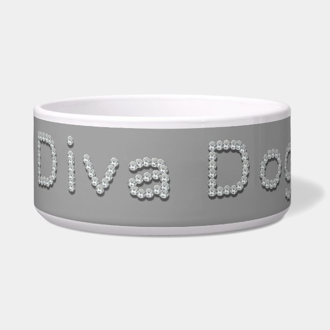 Écuelle Bol ou assiette à eau pour chien Pet Diva (Devant)