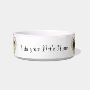 Écuelle Bol ou assiette à nourriture pour chien PUG