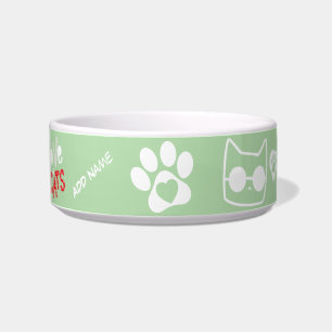 Écuelle Bol personnalisable pour chat - Cadeau personnalis