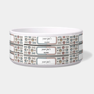 Écuelle Bol personnalisé Hygge pour animaux de compagnie p