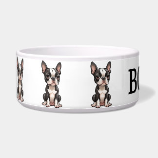 Écuelle Bol personnalisé pour Boston Terrier mignon