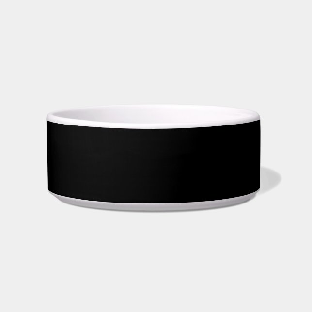 Écuelle Bol pour animal de compagnie noir (Gauche)