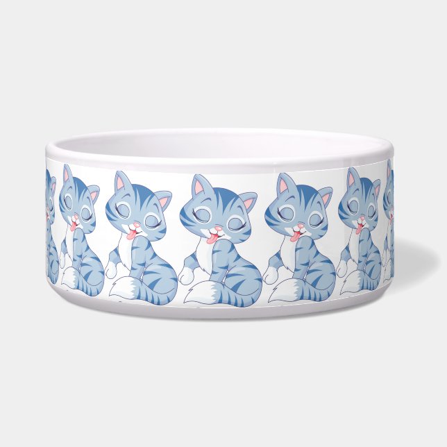 Écuelle Bol pour animaux/chat mignon (Devant)