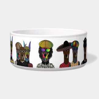 Écuelle Bol pour animaux de compagnie Designer "Party Pups