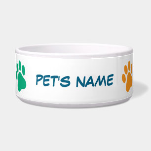 Écuelle Bol pour animaux de compagnie Empreinte de patte c