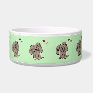 Écuelle Bol pour animaux de compagnie Love Puppies