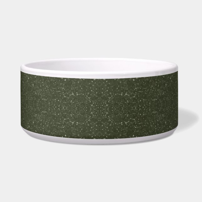 Écuelle Bol pour animaux de compagnie vert mousse - person (Devant)