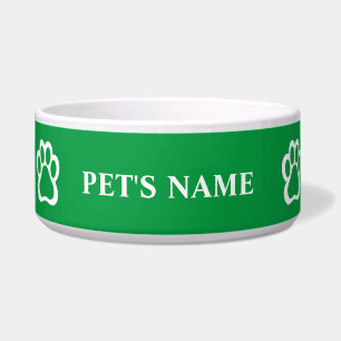 Écuelle Bol pour animaux personnalisé avec empreinte de pa