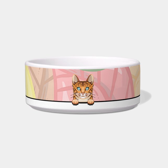 Écuelle Bol pour chat Bengal (Devant)