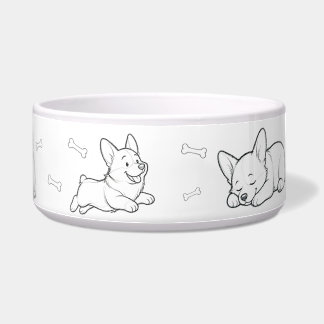 Écuelle Bol pour chien Corgi Bol mignon pour nourriture po