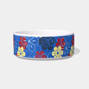 Écuelle bols pour animaux hawaïens Flower Rain