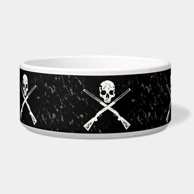 Écuelle Bones & Guns Chien Bowl (Devant)