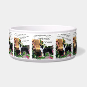Écuelle Bordure Collie Dog Bowl