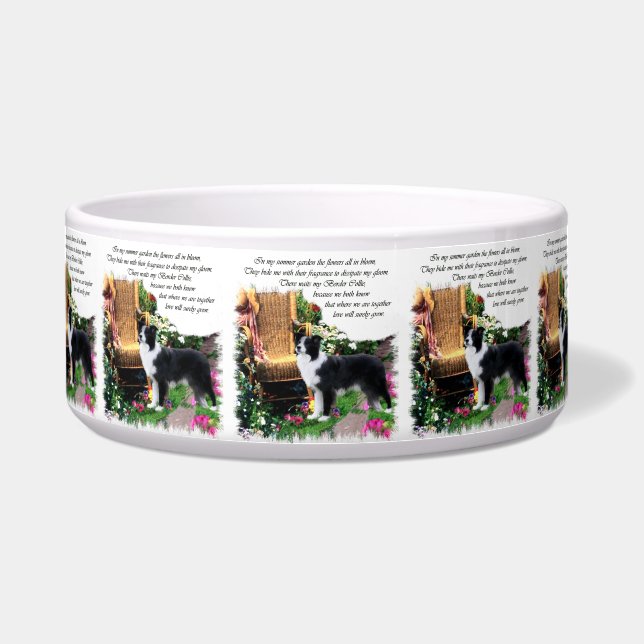 Écuelle Bordure Collie Dog Bowl (Devant)