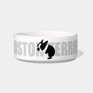 Écuelle Boston Terrier Ceramic Pet Bowl