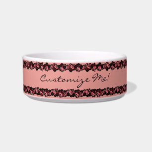 Écuelle Boule de chien vintage rose rose rose