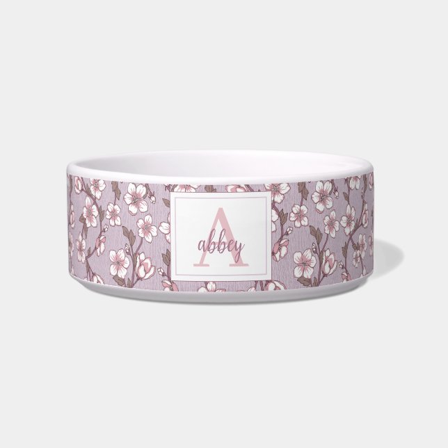 Écuelle Boule pour animaux de compagnie personnalisée avec (Devant)