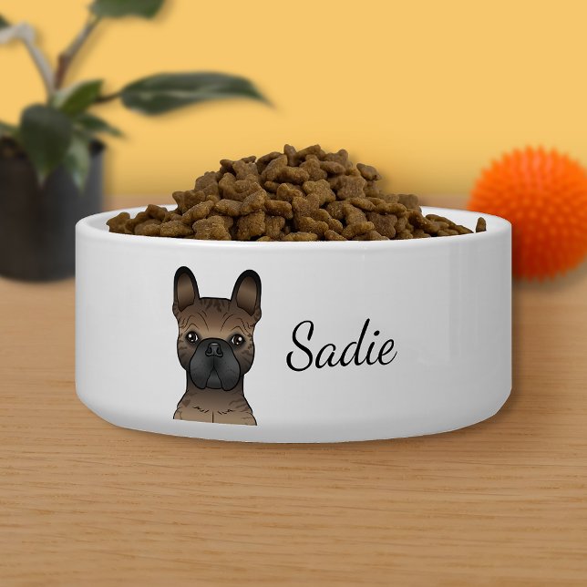 Écuelle Bouledogue français bringé / Frenchie Chien mignon (Créateur téléchargé)