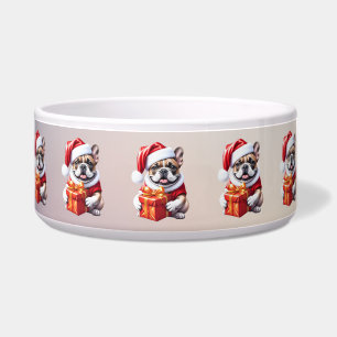 Écuelle Bouledogue français Noël French Bulldog
