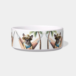 Écuelle Bouledogue français Palme Plage Bouledogue françai